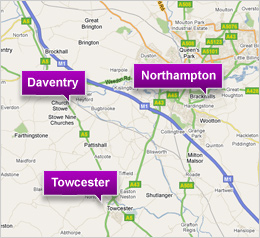 Projects map